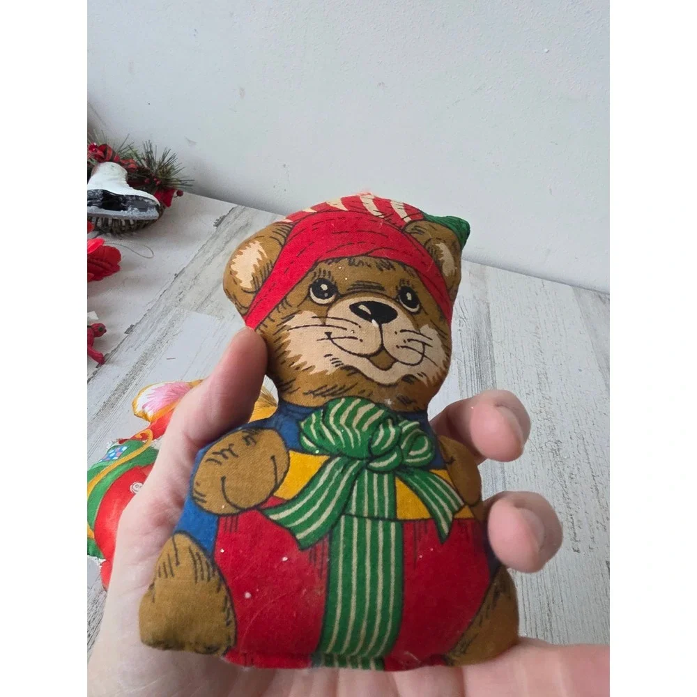 Vintage plush koala mice‎ bear ornament as is Xmas tree